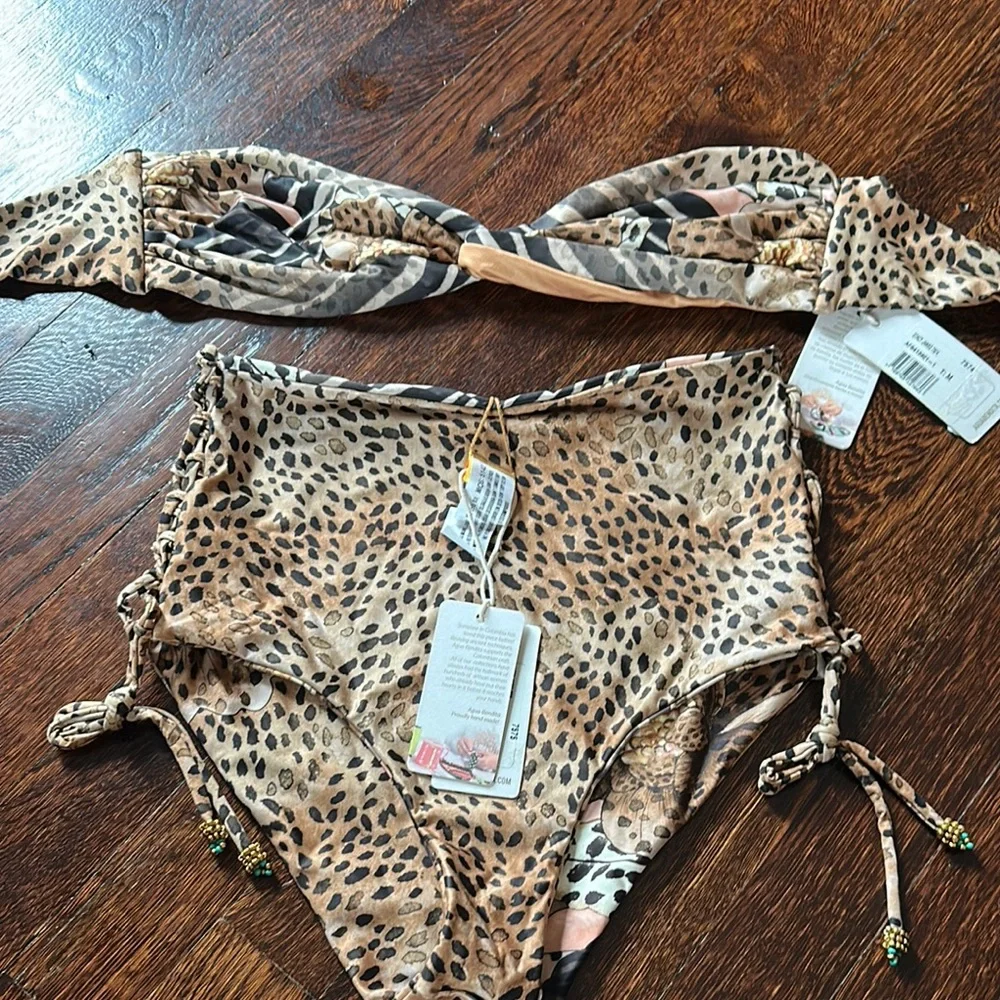 Agua Bendita Leopard Print Bikini - Picture 9 of 13